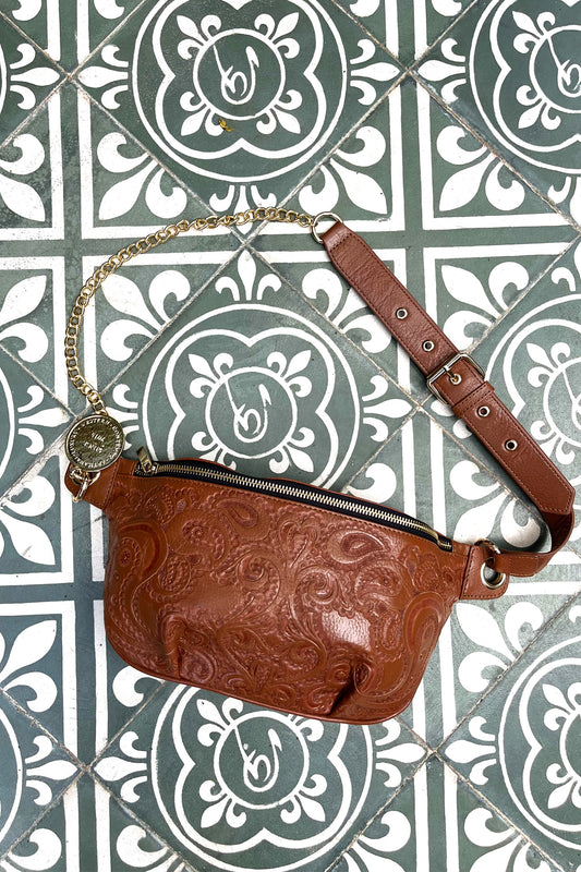 Belt Bag Cincelada - Camel