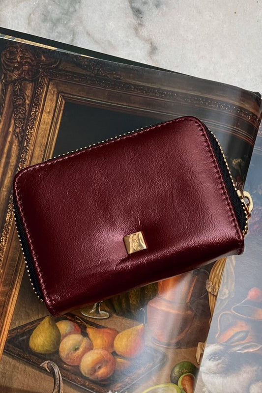 Cartera Chica - Burgundy - Carolina Crowley Collection