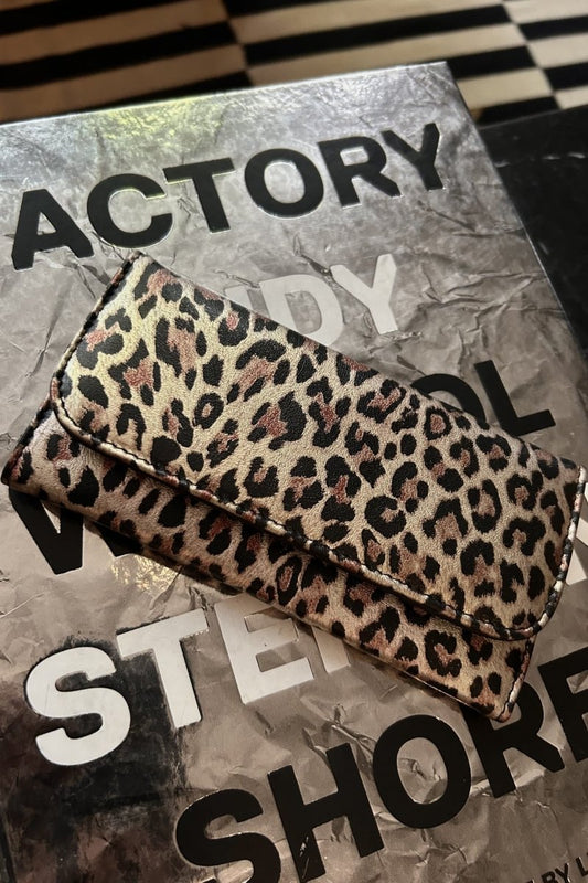 Cartera Sobre - Cheetah Platino - Carolina Crowley Collection
