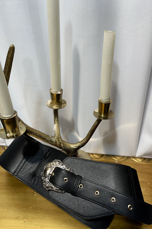 Cinturón Liso - Negro