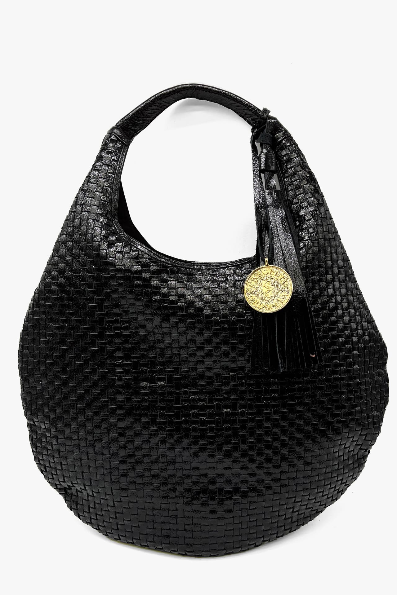 Hobo Bag Tejido - Negro