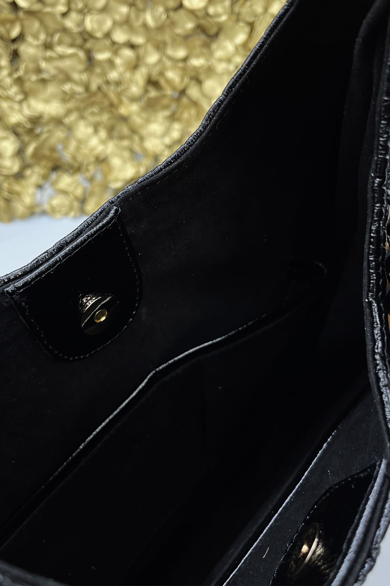 Hobo Bag Tejido - Negro
