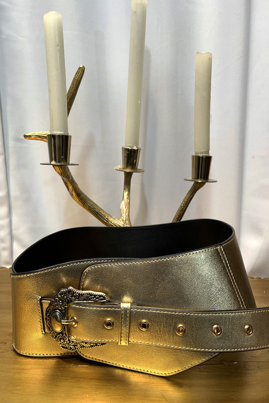 Cinturón Liso - Oro