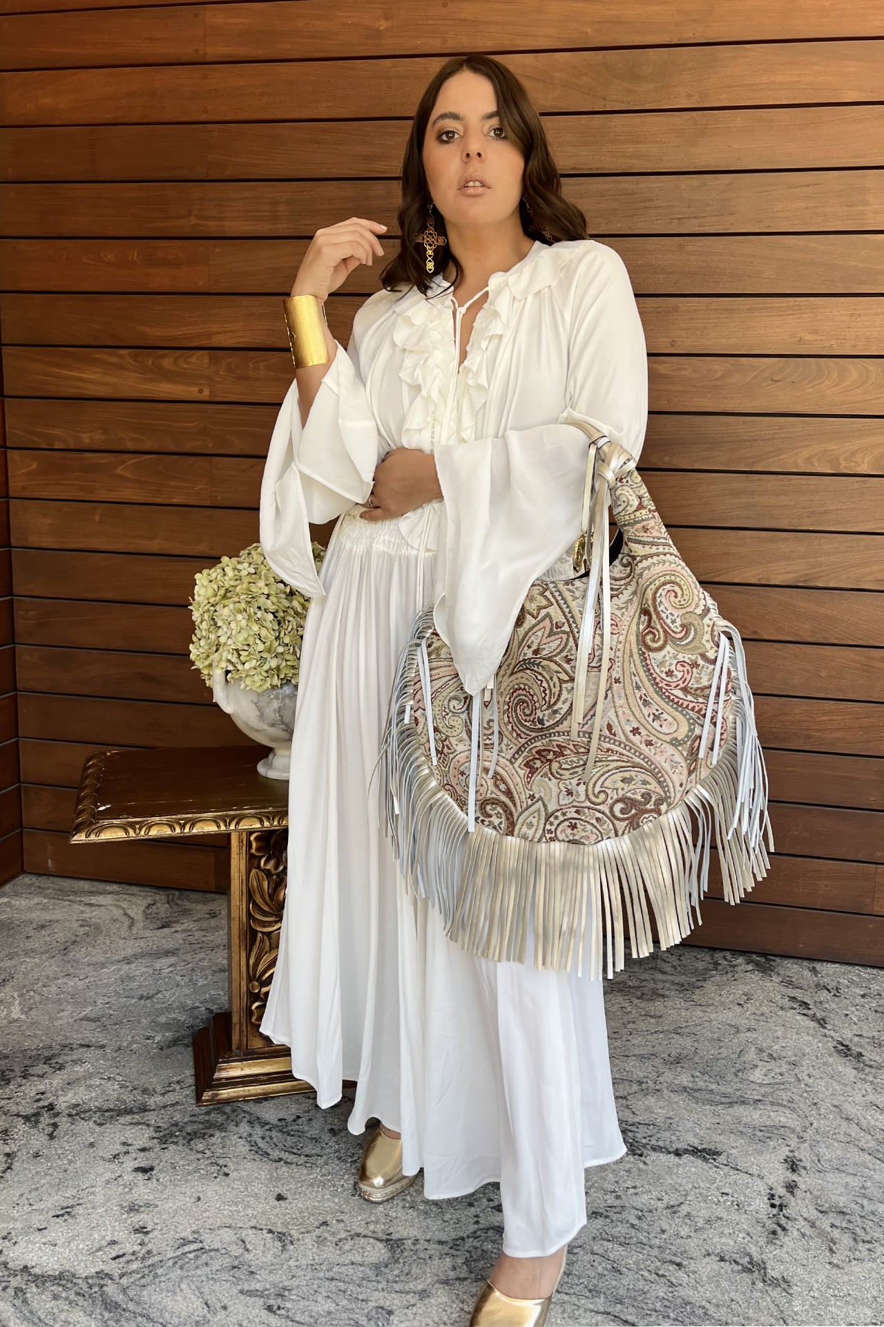 Hobo Bag Print - Praga Barbas