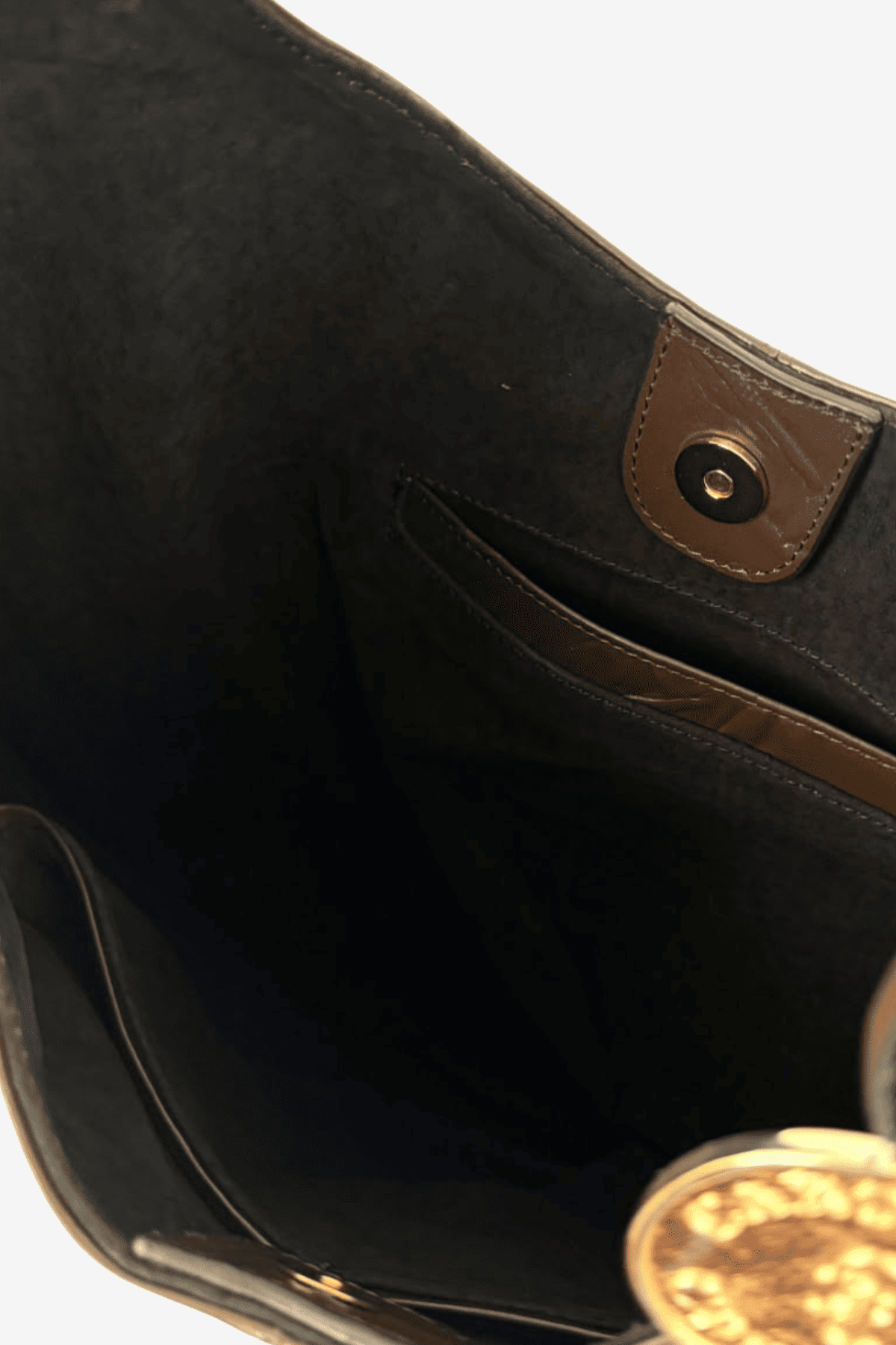 Hobo Bag Con Barbas - Moka