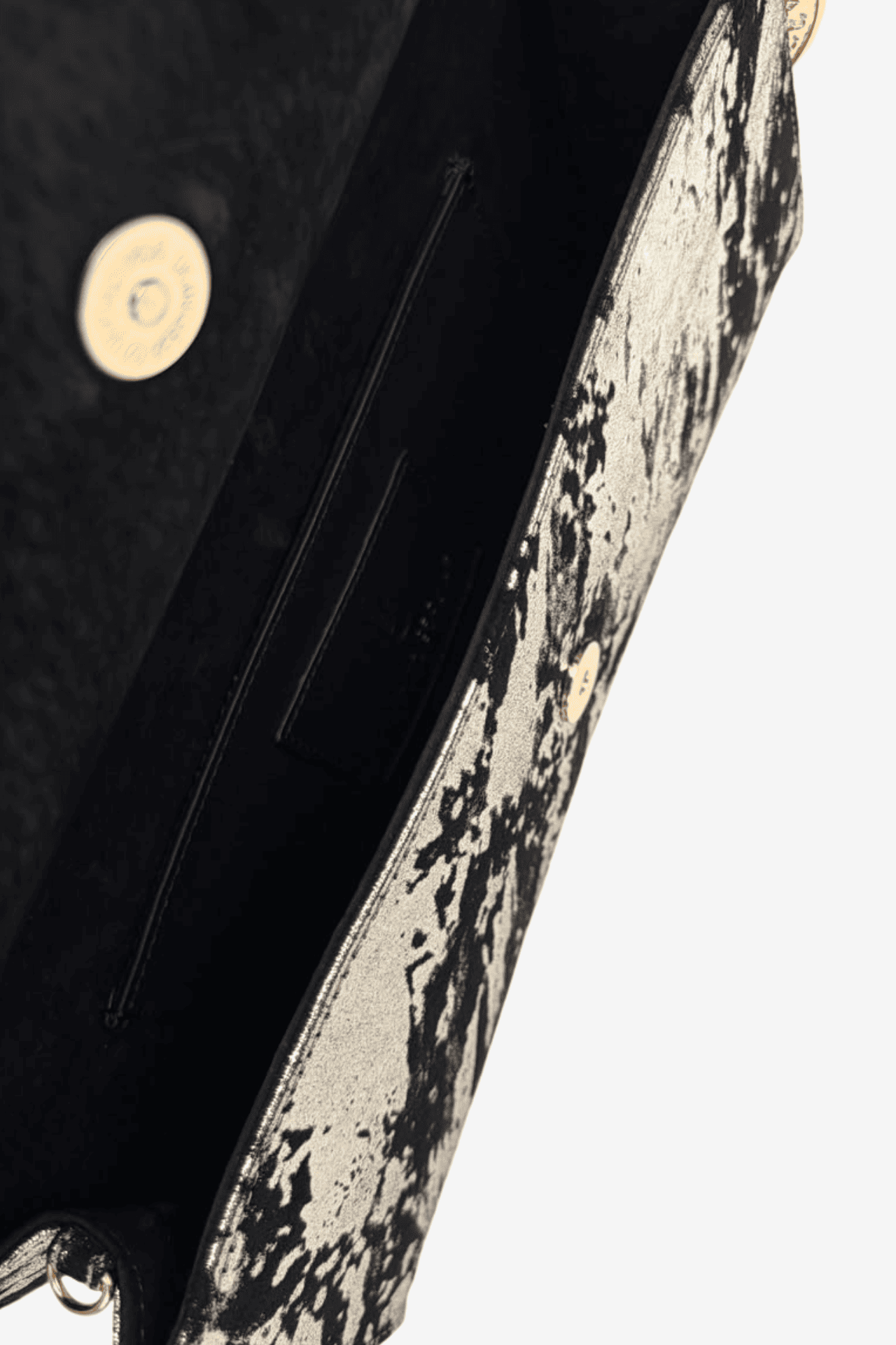 Clutch Amore - Plata/Negro 1