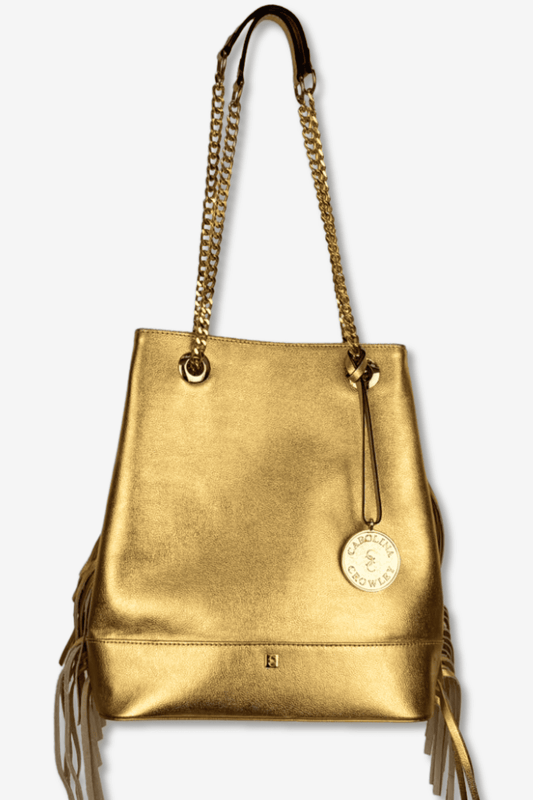 Tribeca Con Flecos - Oro