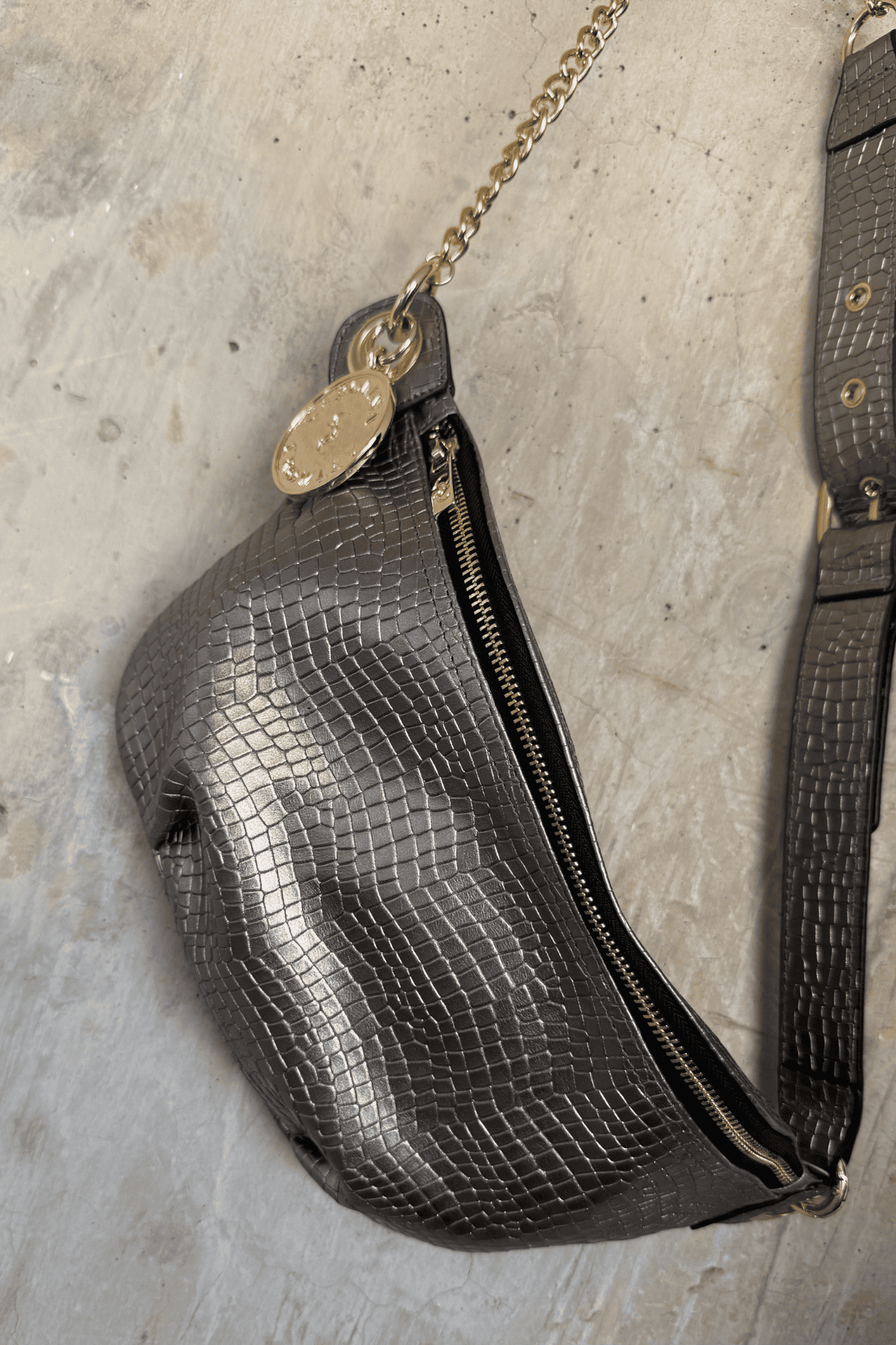 Belt Bag - Inox Croco