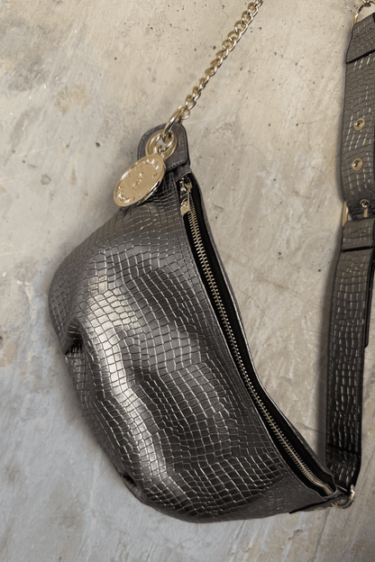 Belt Bag - Inox Croco