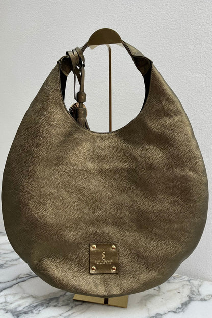Hobo Bag Cincelada - Ocre