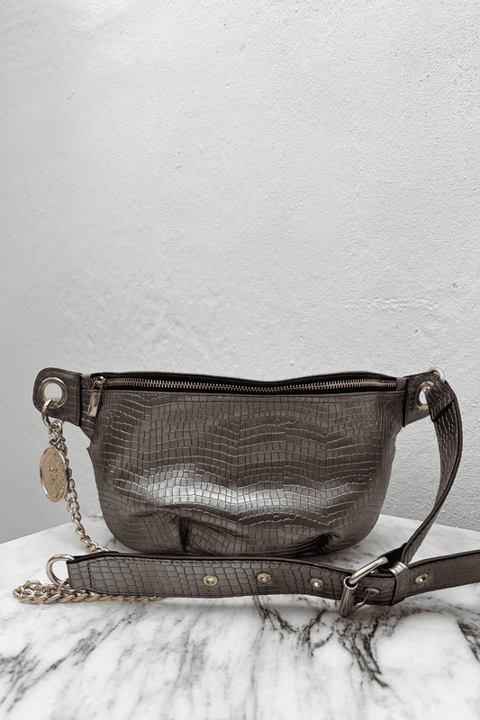 Belt Bag - Inox Croco