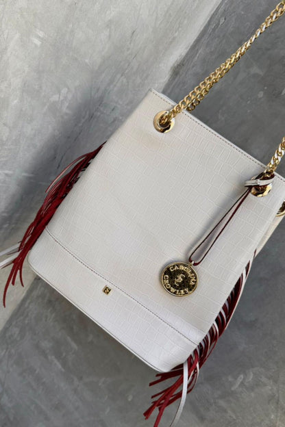 Tribeca Con Flecos - Beige