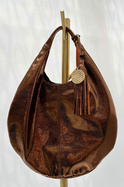 Hobo Bag Exclusiva  - Cobre