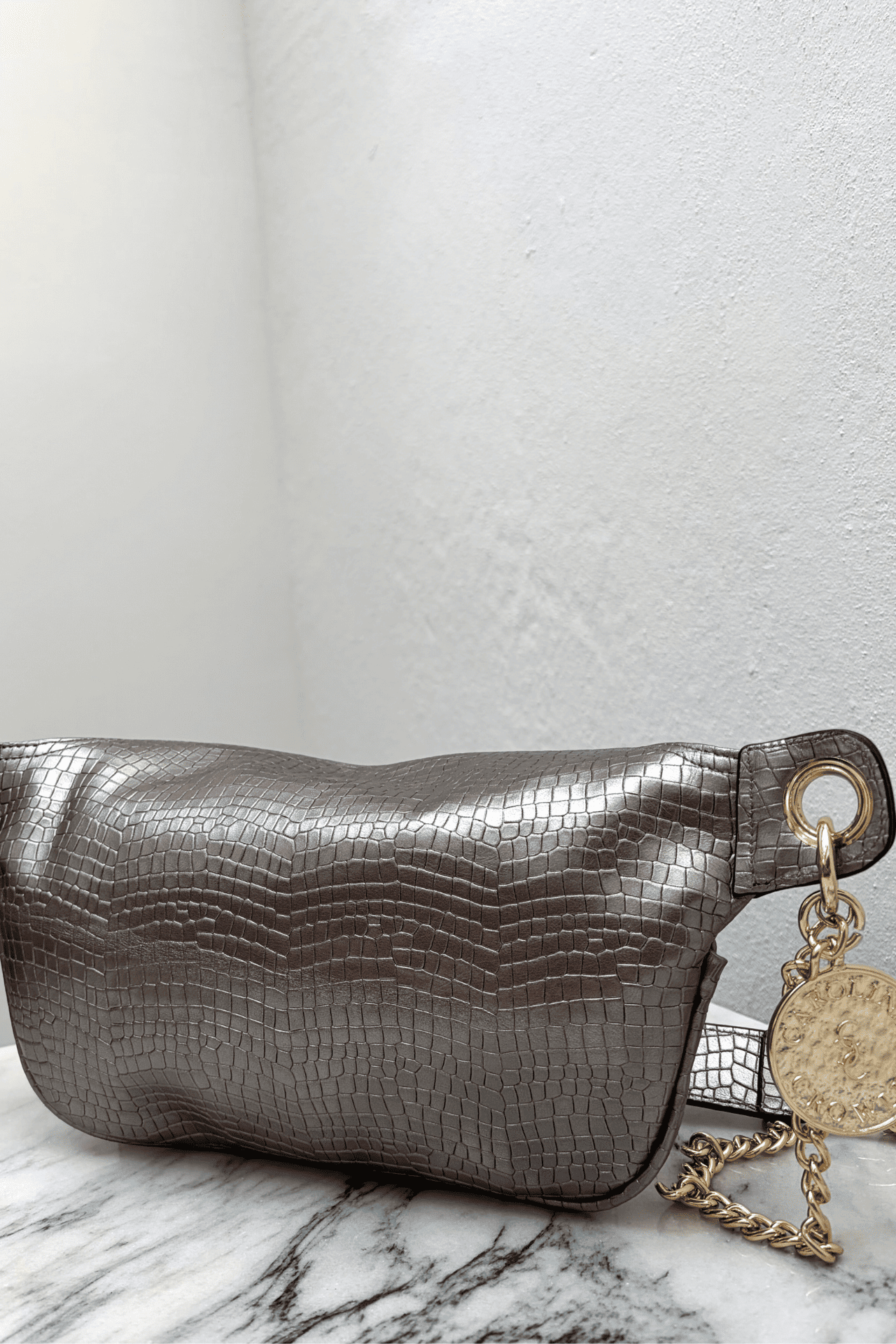 Belt Bag - Inox Croco