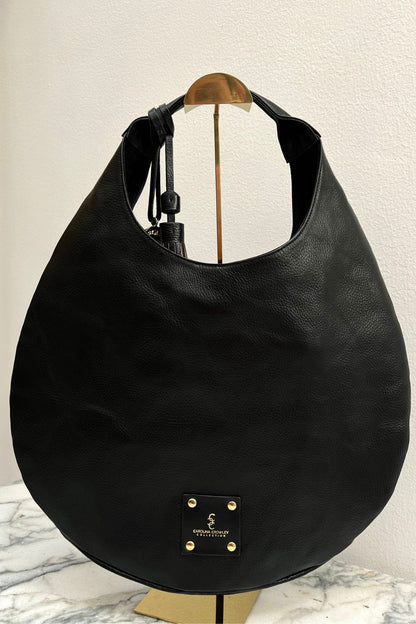 Hobo Bag Cincelada - Negro