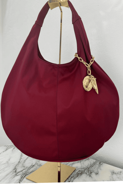 Hobo Bag Gabardina - Vino