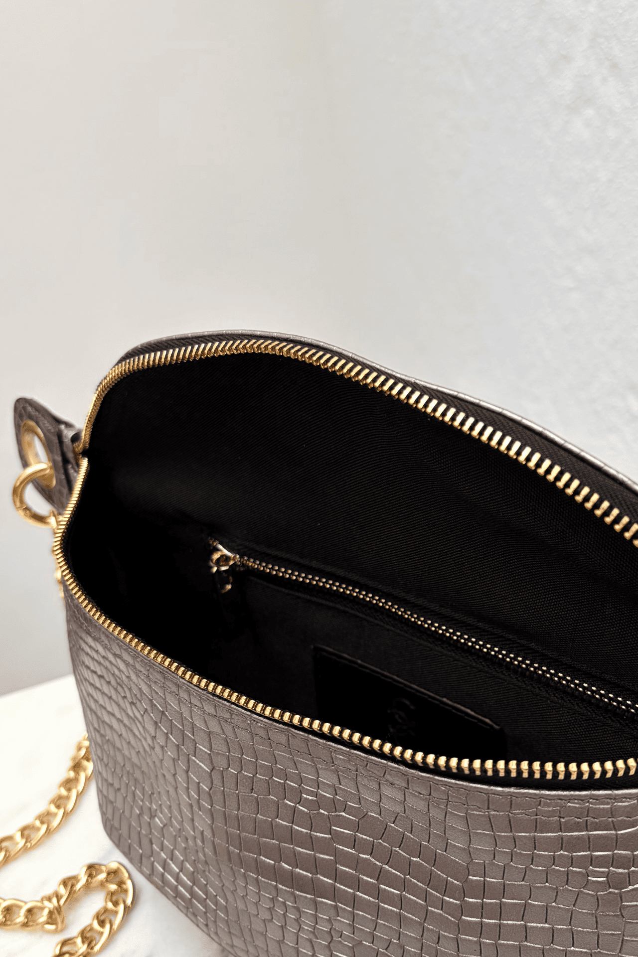 Belt Bag - Inox Croco