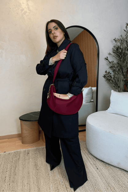 Soft Bag Gabardina - Vino