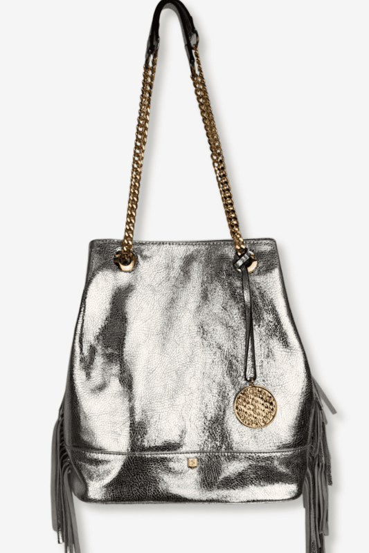 Tribeca Con Flecos - Plata