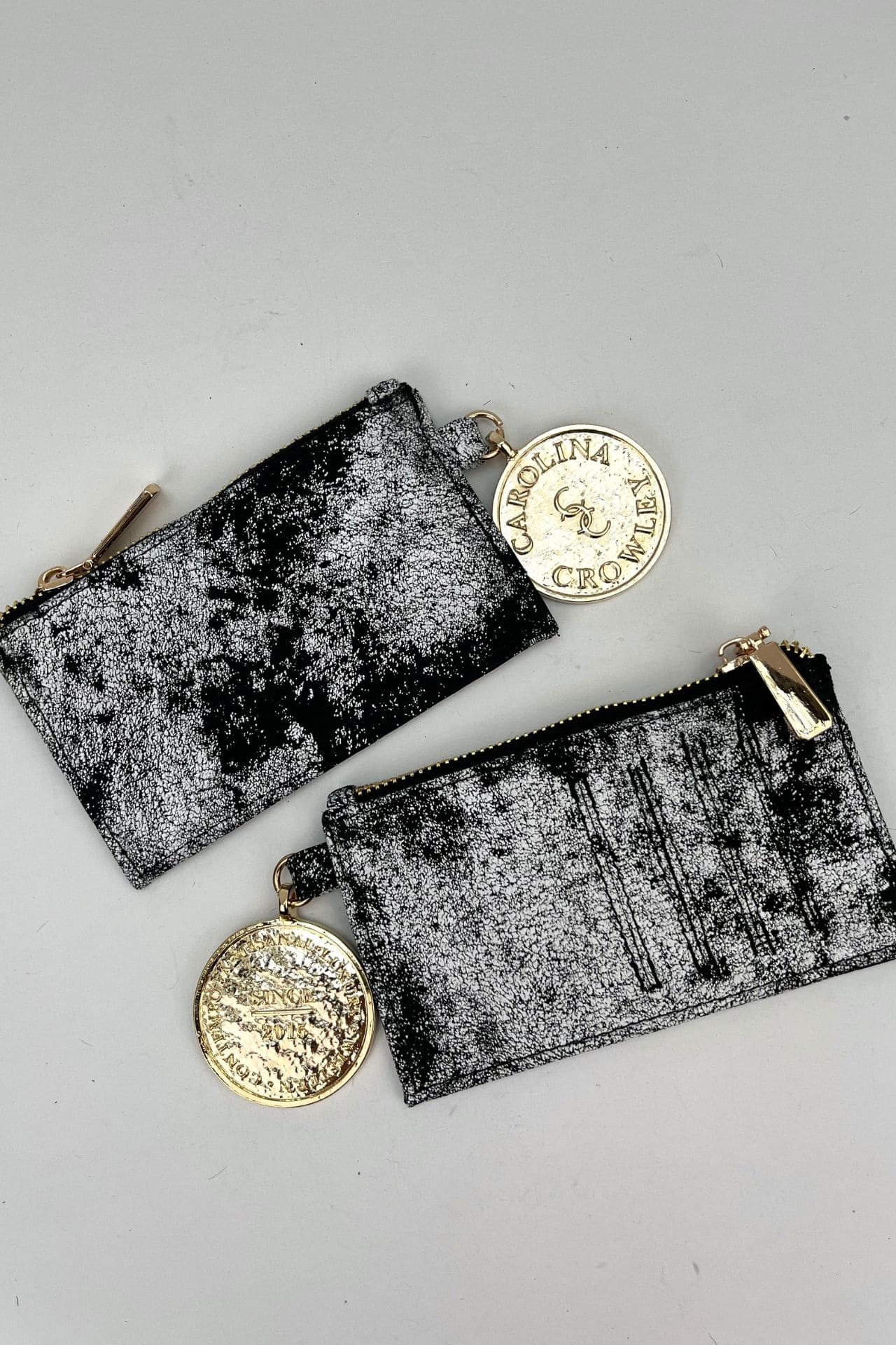 Tarjetero - Negro / Blanco