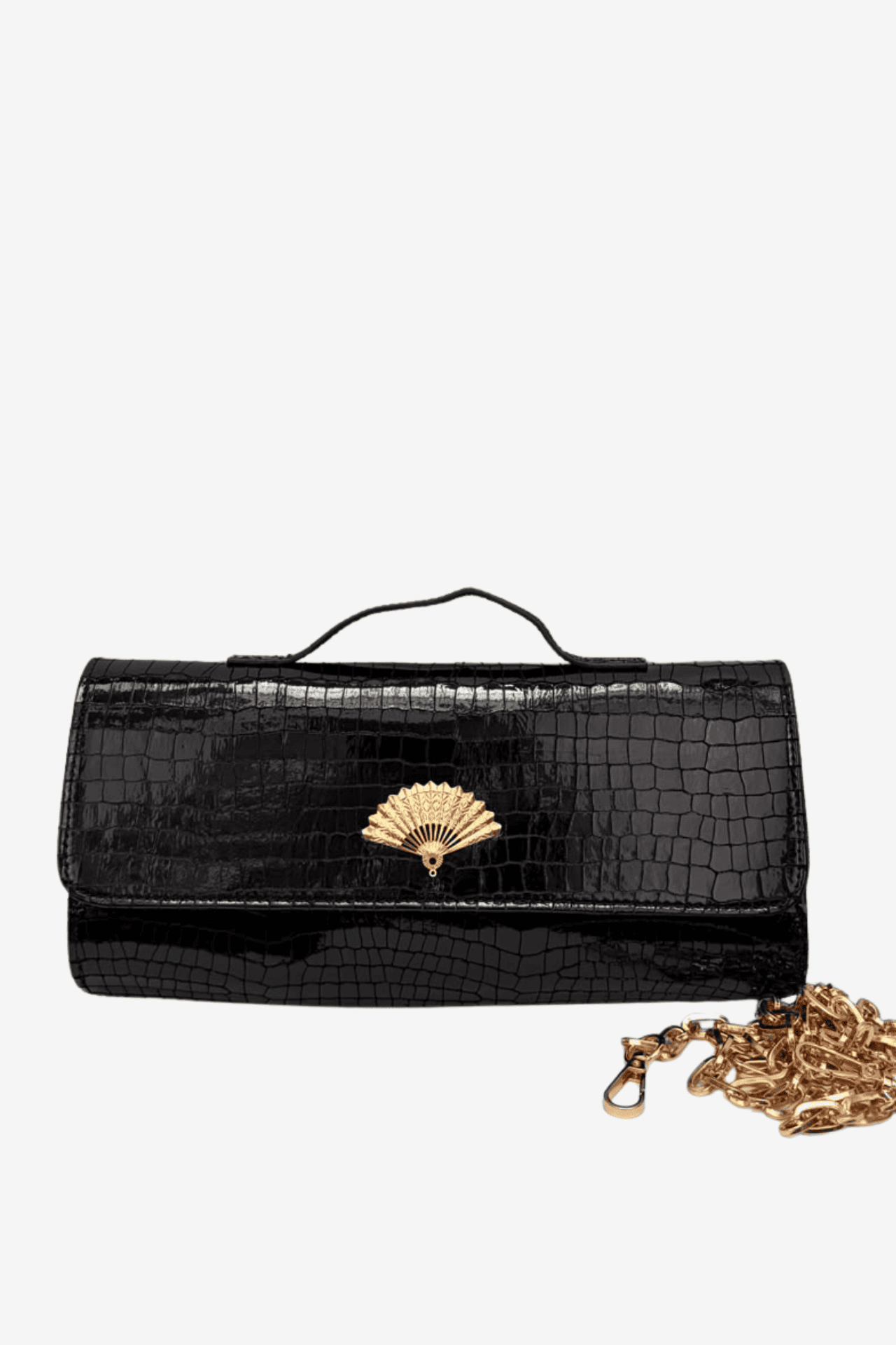 Clutch Amore - Negro Abanico