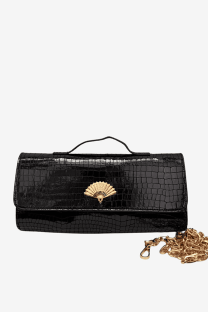 Clutch Amore - Negro Abanico