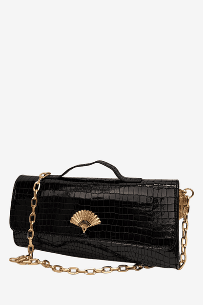 Clutch Amore - Negro Abanico