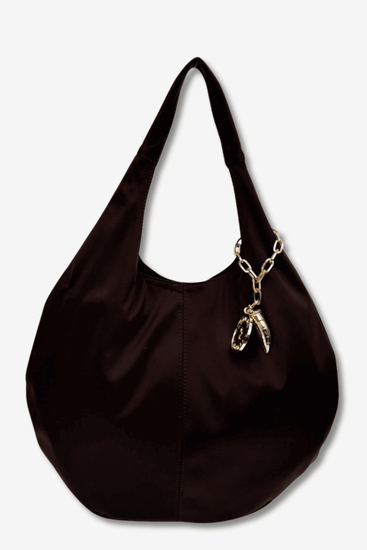 Hobo Bag Gabardina - Moka