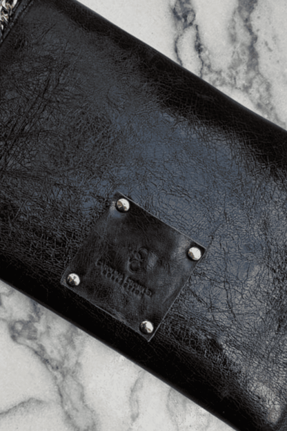 Icon Clutch Con Barbas - Moka Viejo
