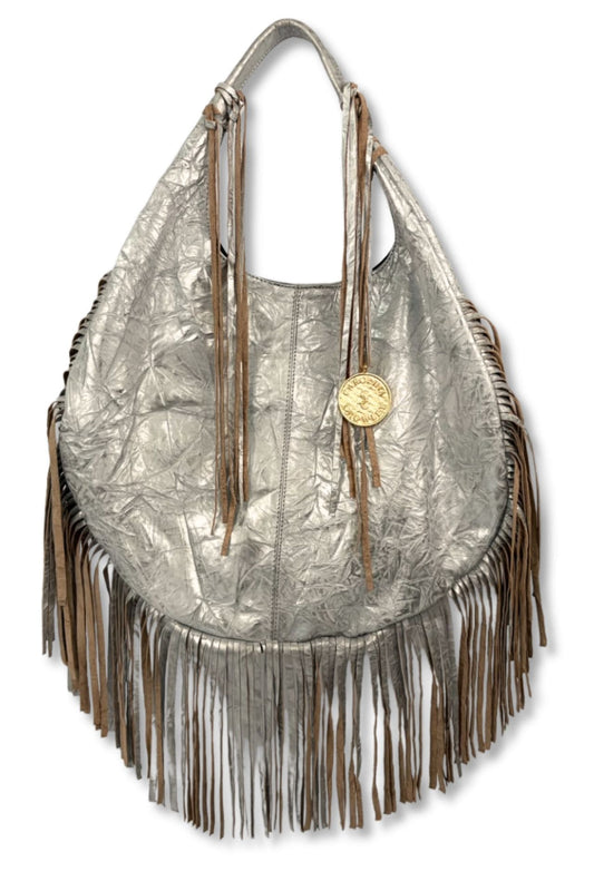 Hobo Bag Exclusiva - Plata Barbas