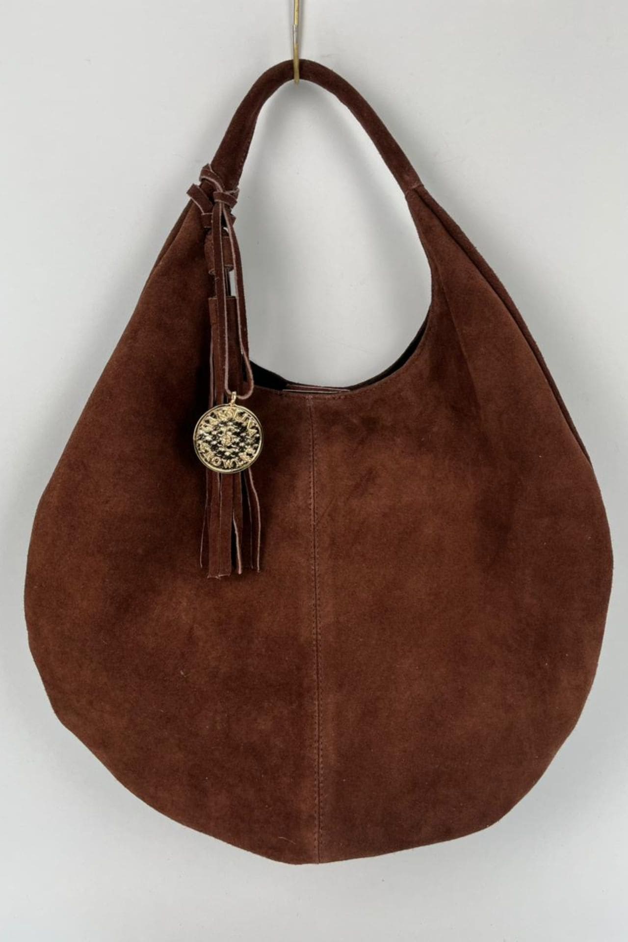 Hobo Bag Gamuza - Chocolate