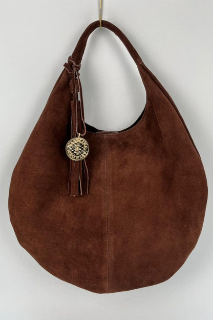 Hobo Bag Gamuza - Chocolate