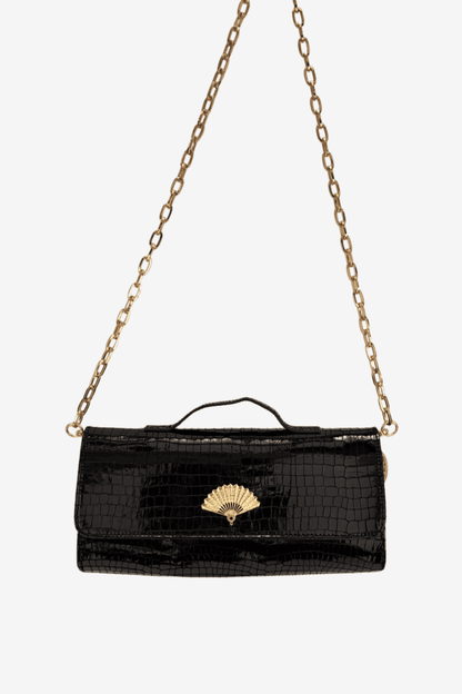 Clutch Amore - Negro Abanico