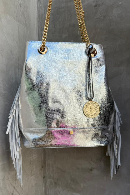 Tribeca Con Flecos - Plata