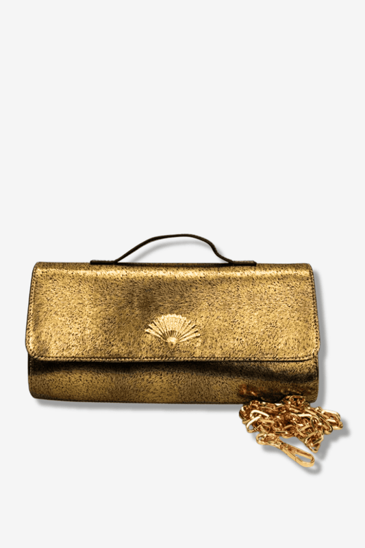 Clutch Amore - Dorado Abanico