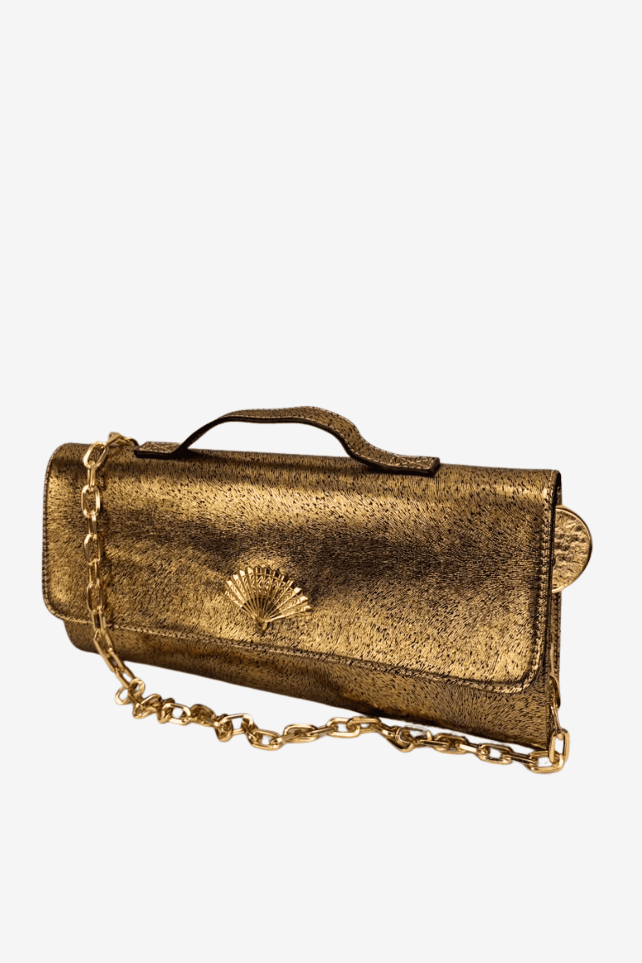 Clutch Amore - Dorado Abanico