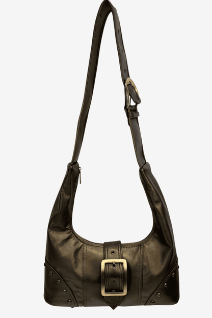 Buckle Bag - Olivo Metálico