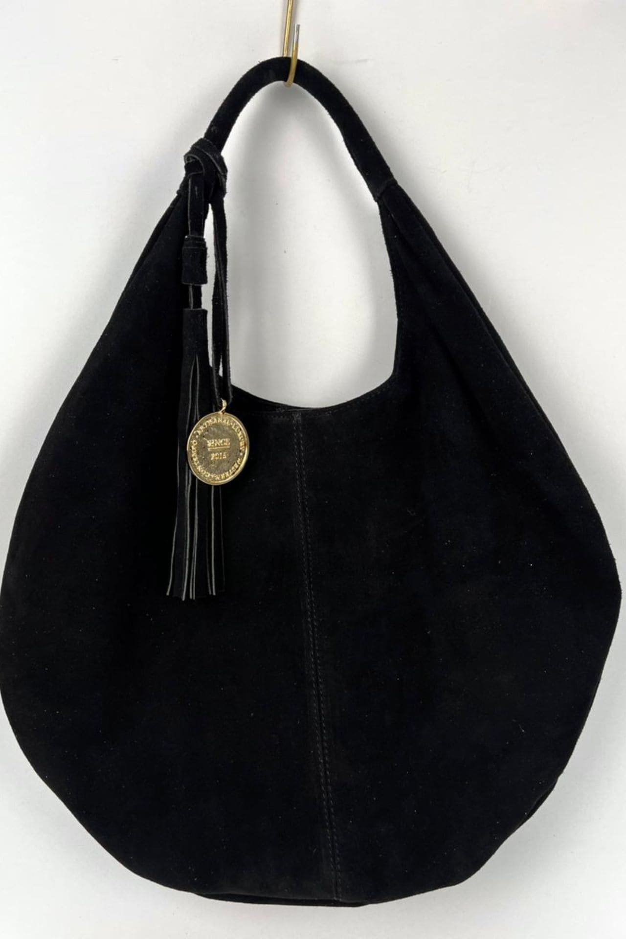 Hobo Bag Gamuza - Negro
