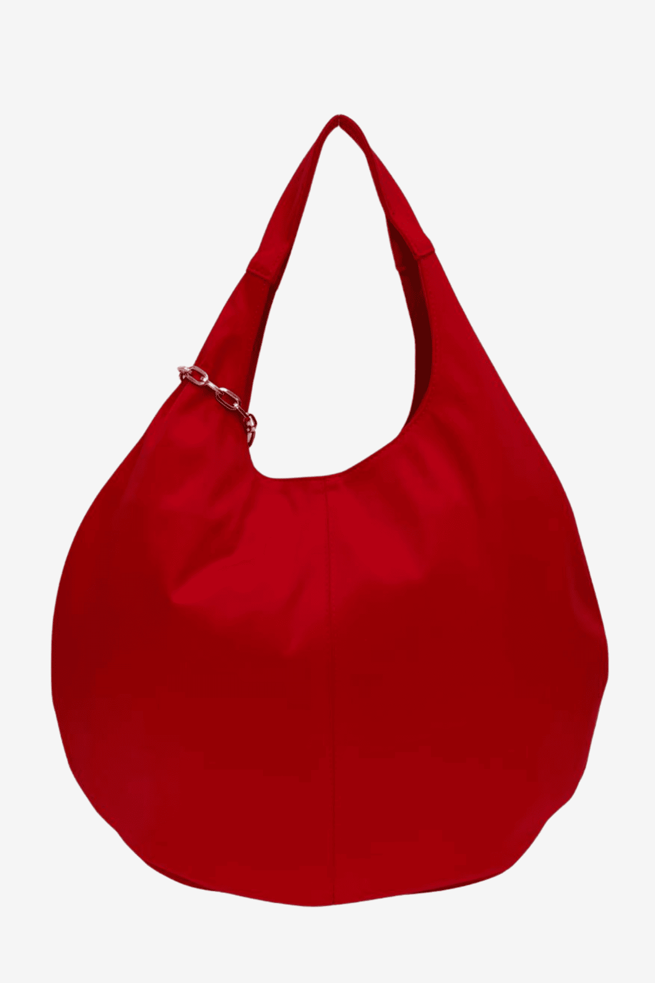 Hobo Bag Gabardina - Rojo