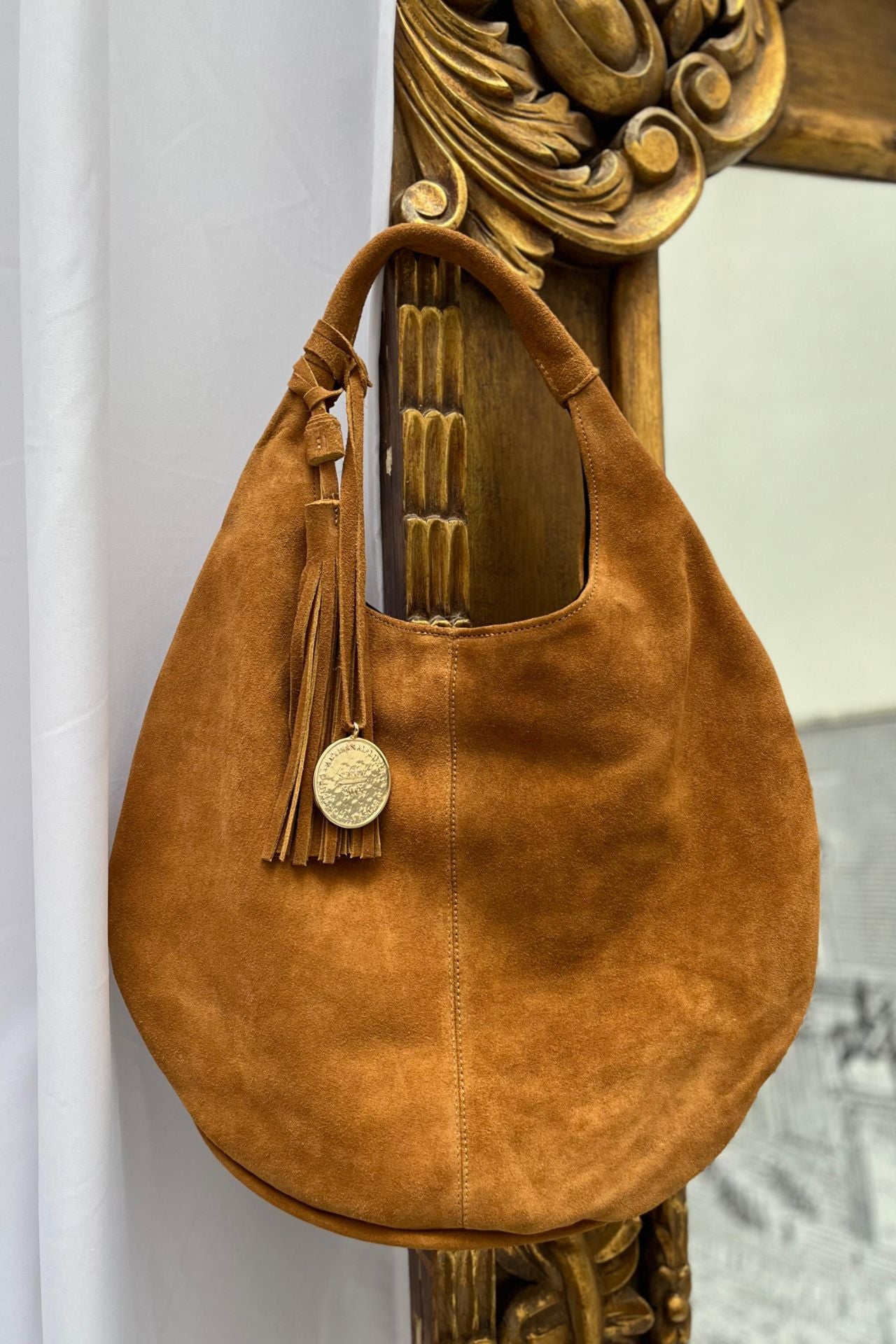 Hobo Bag Gamuza - Miel