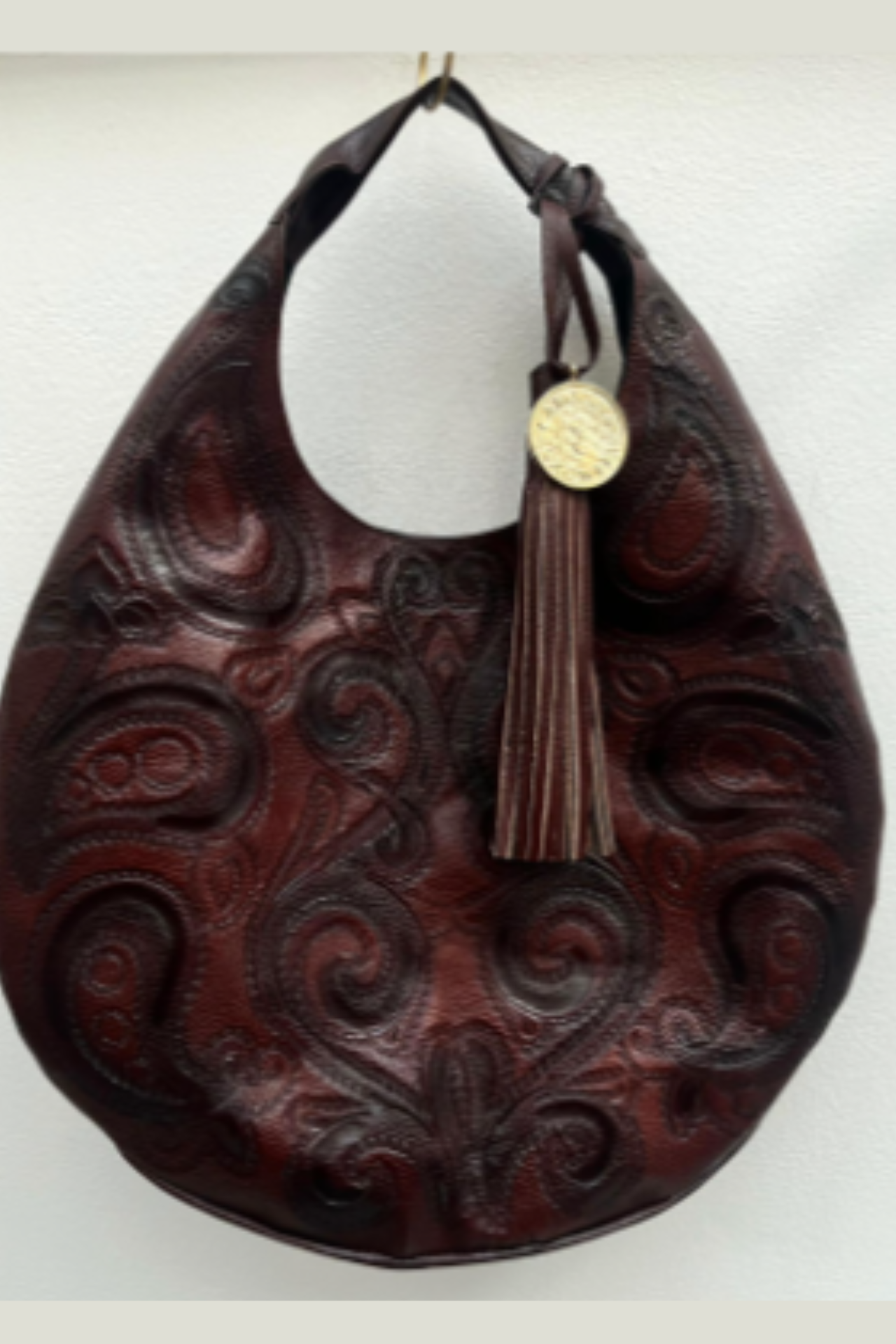 Hobo Bag Cincelada - Café Viejo