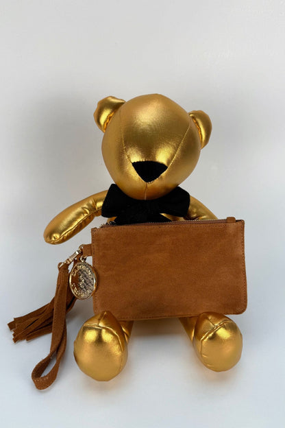 Mini clutch Gamuza - Camel
