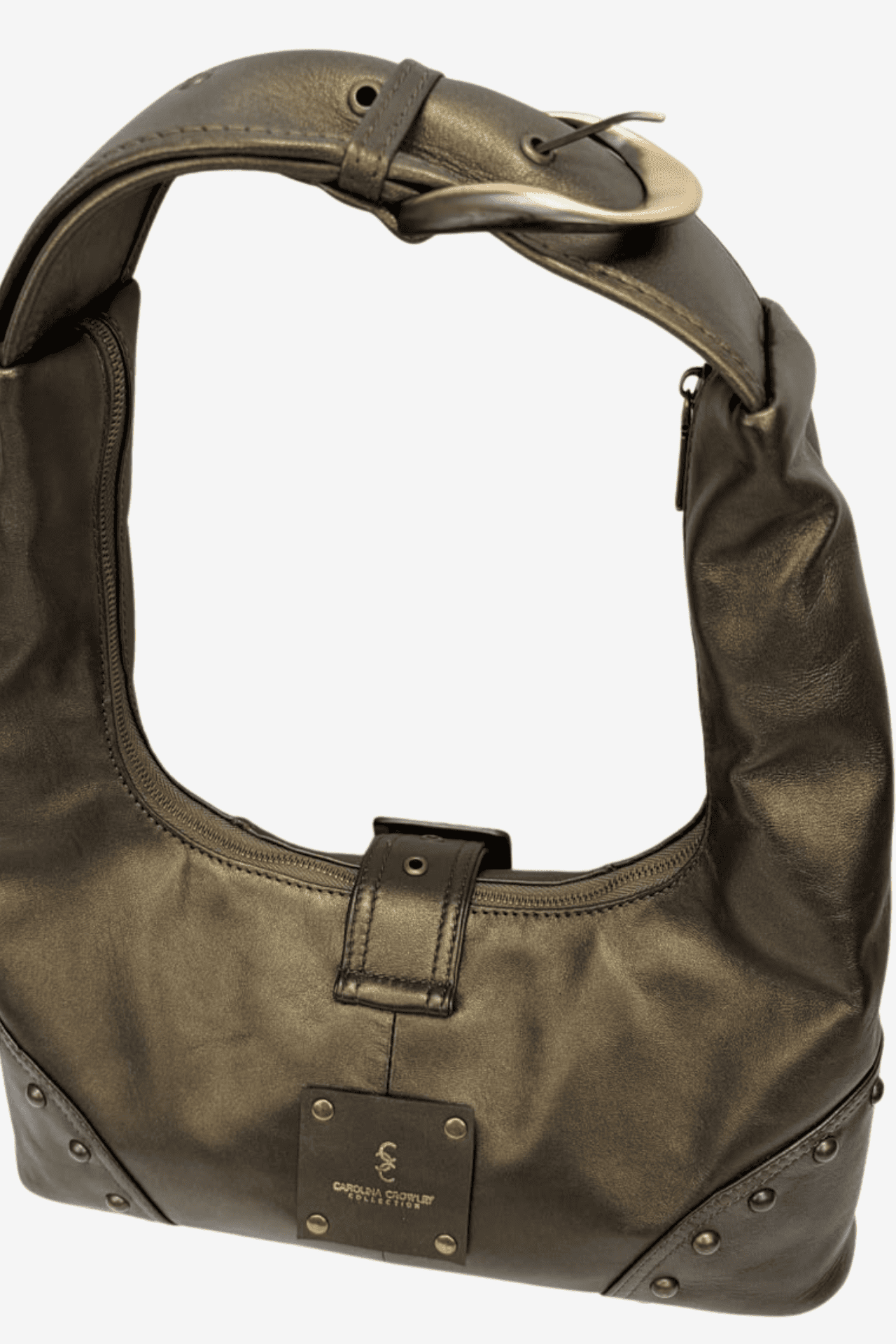 Buckle Bag - Olivo Metálico