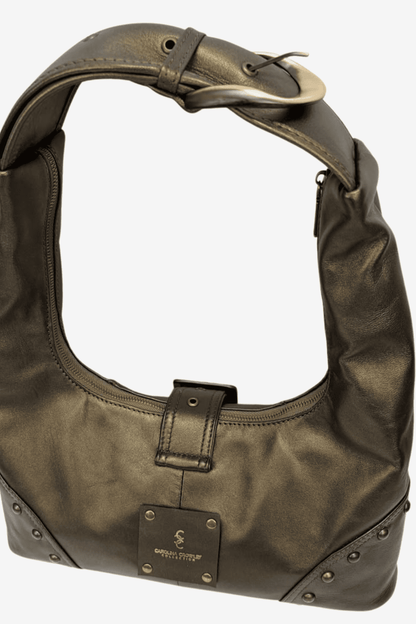 Buckle Bag - Olivo Metálico