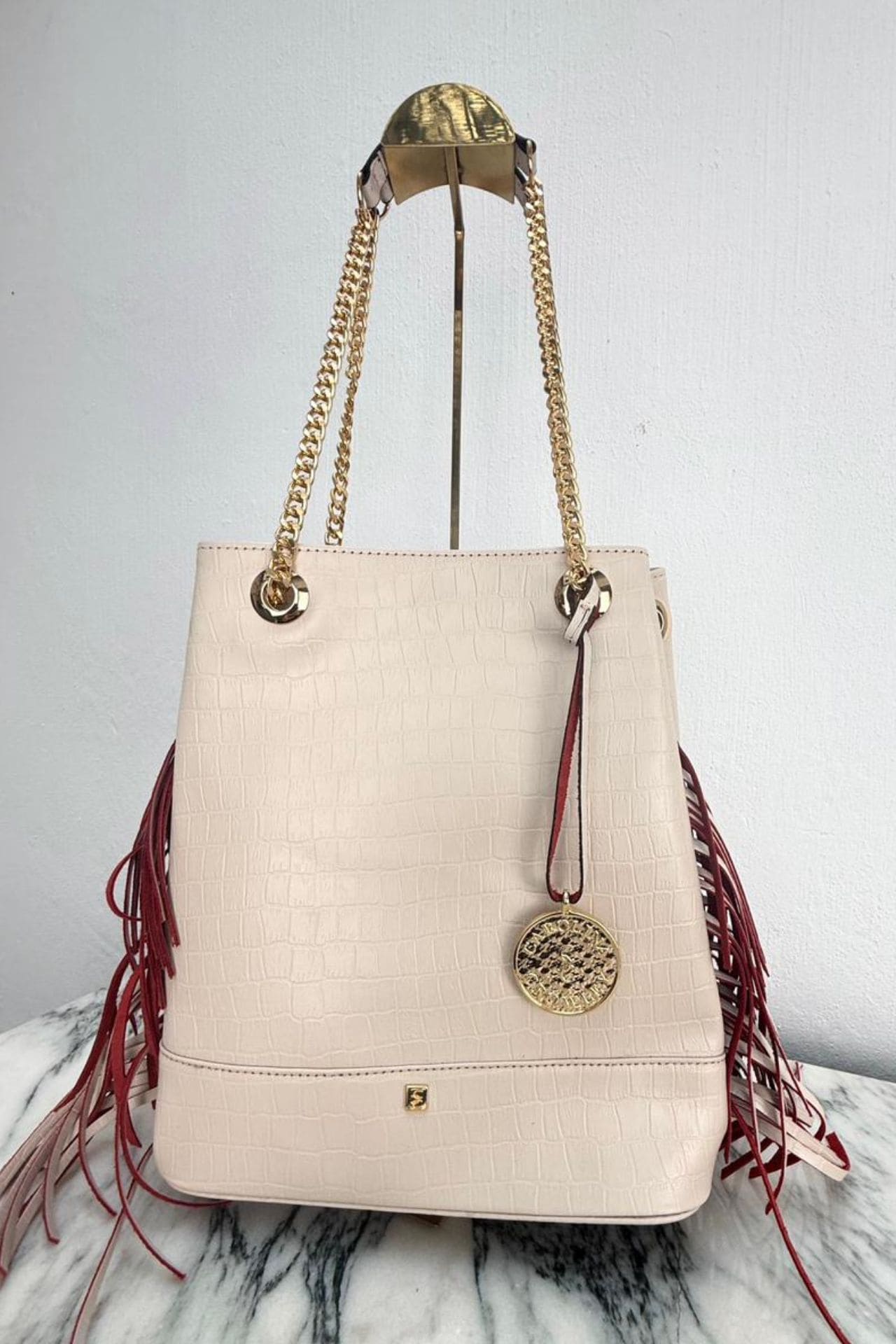 Tribeca Con Flecos - Beige