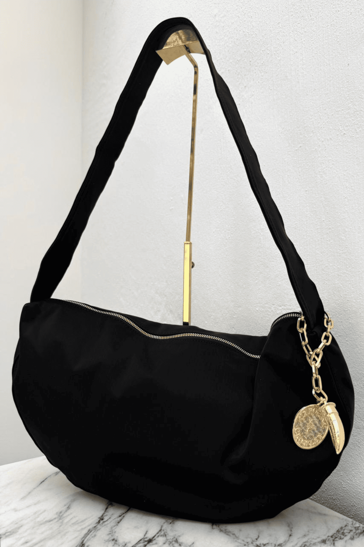 Soft Bag Gabardina - Negro