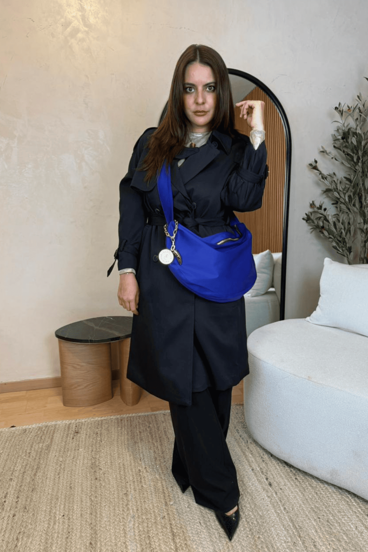 Soft Bag Gabardina  - Azul Electrico