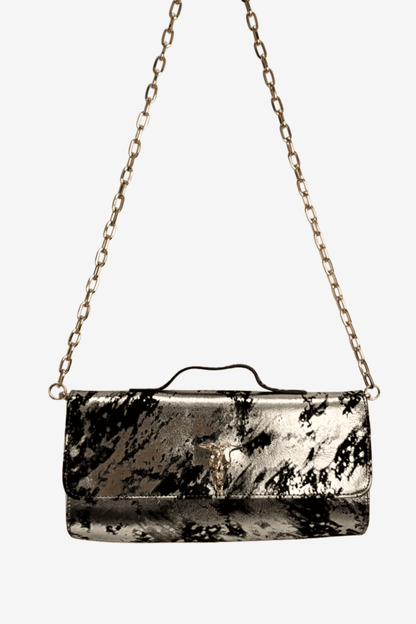 Clutch Amore - Plata/Negro Toro