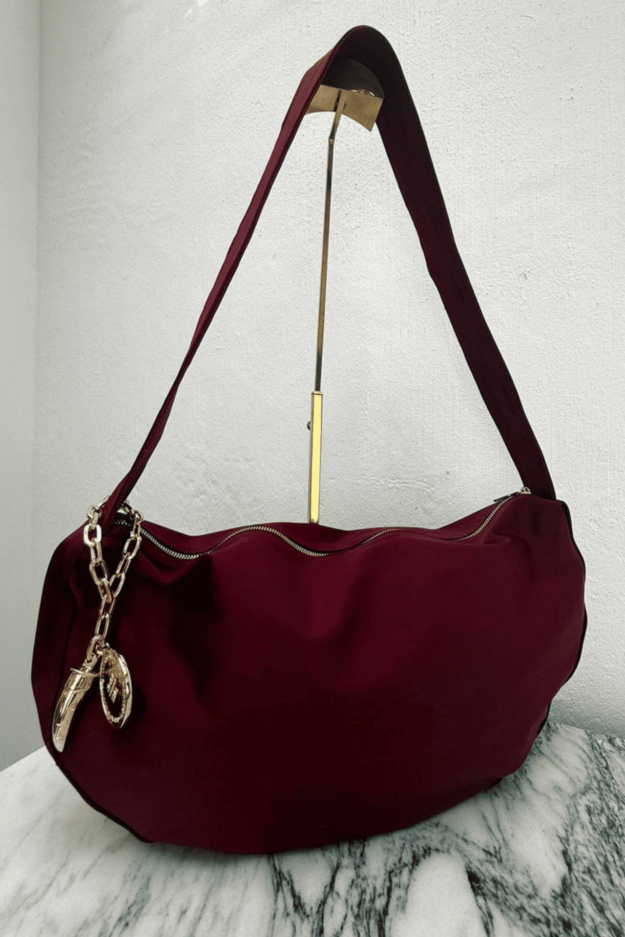 Soft Bag Gabardina - Vino