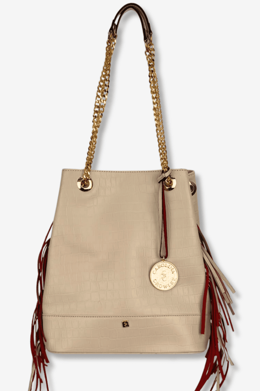 Tribeca Con Flecos - Beige
